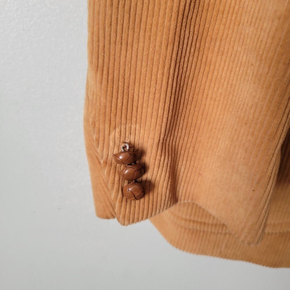 Vintage Charles Klein Blazer Tan Corduroy Men's Jacket (Measurements in Details) - Picture 3 of 12